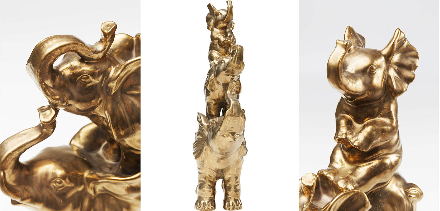 Статуэтка Family of Golden Elephants Статуэтка Family of Golden Elephants - Loft-Concept в Тюмени