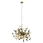 Подвесной светильник с металлическими круглыми элементами Terzani Argent варинант исполнения - 6 | Loft Concept в Тюмени