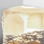 Встраиваемый в стену гипсовый светильник под покраску в античном стиле Antiquity Athena варинант исполнения - 11 | Loft Concept в Тюмени