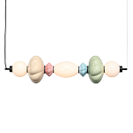 Подвесной светильник линейный с керамическими элементами 24W LED Fragrant Light варинант исполнения - 2 | Loft Concept в Тюмени