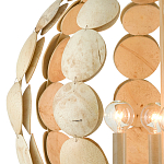 Люстра в форме шара с декором из круглых декоративных элементов Texture Discs варинант исполнения - 1 | Loft Concept в Тюмени