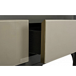 Консоль тёмно-коричневого цвета с 2-мя ящиками Gladstone варинант исполнения - 4 | Loft Concept в Тюмени