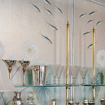 Обои ручная роспись Jakuchu Original colourway on Tarnished Silver gilded paper варинант исполнения - 1 | Loft Concept в Тюмени