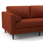 Мебельная ткань Шенилл терракотовый цвет 138 см T4-44 варинант исполнения - 1 | Loft Concept в Тюмени