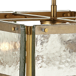 Потолочный светильник квадратный из толстого литого стекла Cast Glass варинант исполнения - 2 | Loft Concept в Тюмени