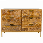 Комод с выдвижными ящиками и фактурным фасадом Termite варинант исполнения - 1 | Loft Concept в Тюмени