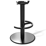 Барный стул вращающийся со спинкой Бежевый Велюр Vendramin Chair варинант исполнения - 4 | Loft Concept в Тюмени