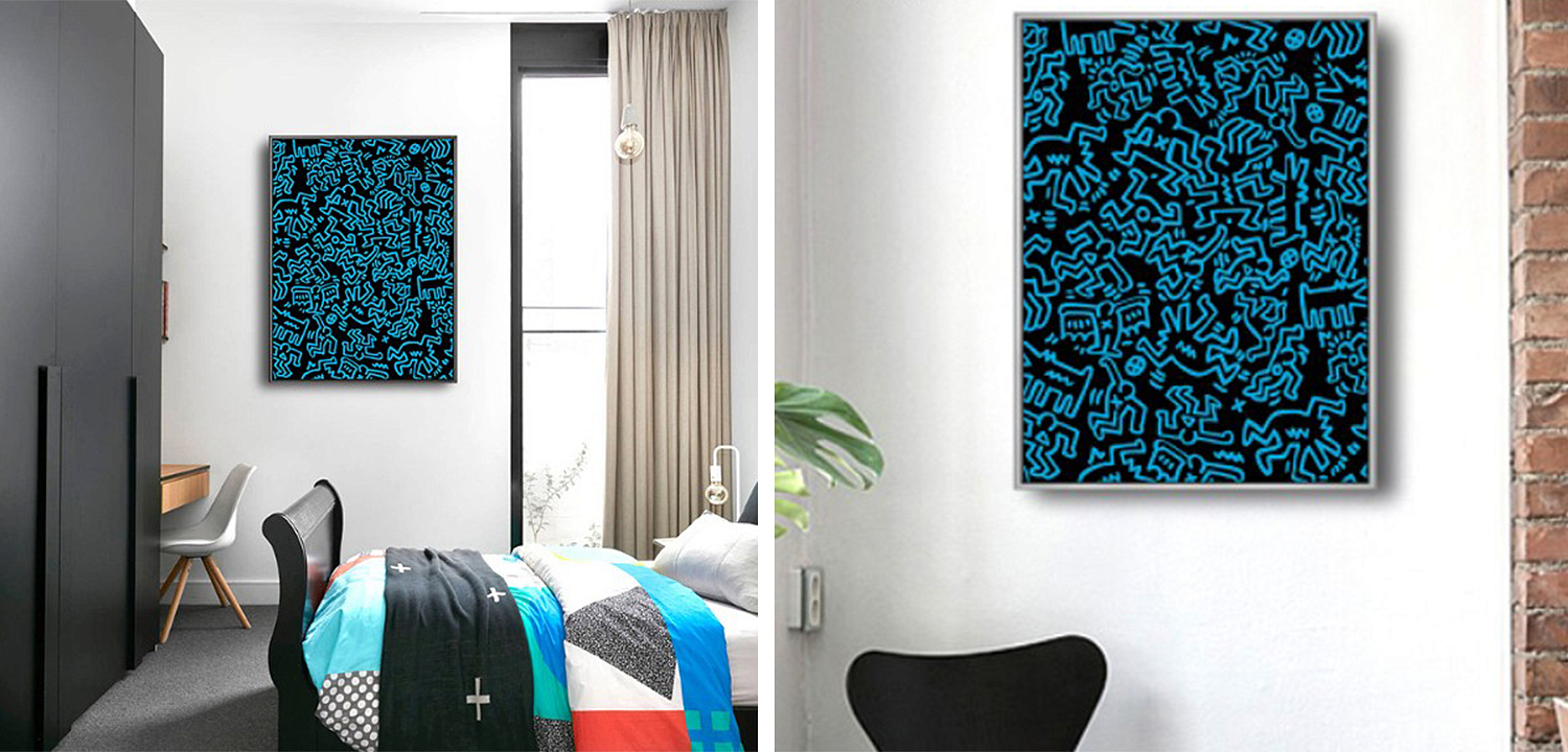 Постер Keith Haring 7 Постер Keith Haring 7 - Loft-Concept в Тюмени