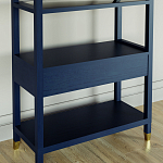 Стеллаж Elsa Dreams Blue со стеклянными полками и ящиком варинант исполнения - 6 | Loft Concept в Тюмени