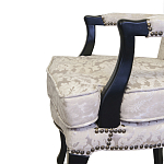 Кресло c растительным орнаментом Aubrey Classical Armchair beige jacquard варинант исполнения - 4 | Loft Concept в Тюмени