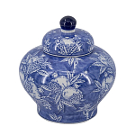 Ваза с крышкой в китайском стиле Гранатовое дерево Blooming Pomegranate варинант исполнения - 7 | Loft Concept в Тюмени