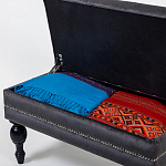 Мягкая банкетка с зоной для хранения Casket Dark Grey варинант исполнения - 4 | Loft Concept в Тюмени