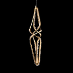 Подвесной светильник с декоративными элементами в виде кристаллов Smooth Shine варинант исполнения - 2 | Loft Concept в Тюмени