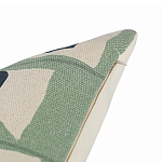 Подушка декоративная зеленого цвета с геометрическим рисунком Divine Abstractions варинант исполнения - 3 | Loft Concept в Тюмени
