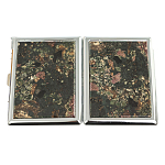 Портсигар на 10 сигарет с газовой зажигалкой из натурального камня Эвдиалит Stone Cigarettes Cases варинант исполнения - 4 | Loft Concept в Тюмени