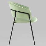 Стул в велюре фисташкового цвета Horizon варинант исполнения - 2 | Loft Concept в Тюмени