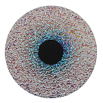 Бра круглое стеклянное с морозным эффектом Heterochromia варинант исполнения - 2 | Loft Concept в Тюмени