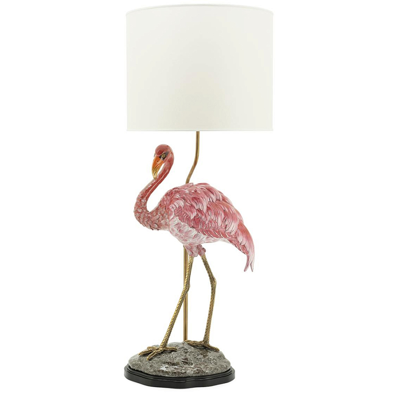 Настольная лампа ABHIKA LAMPTABLE FLAMINGO Розовый Золотой Настольная лампа ABHIKA LAMPTABLE FLAMINGO Розовый Золотой в Тюмени | Loft Concept