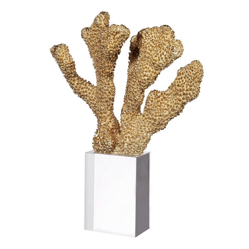 Статуэтка Gold Sea Cactus Золотой Прозрачный Статуэтка Gold Sea Cactus Золотой Прозрачный в Тюмени | Loft Concept