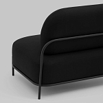 Двухместный диван черного цвета COLOR BLOCK варинант исполнения - 5 | Loft Concept в Тюмени