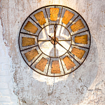 Часы настенные из металла в стиле лофт Clock with History варинант исполнения - 2 | Loft Concept в Тюмени