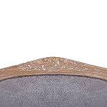 Кресло Ava Classical Armchair brown and grey velour варинант исполнения - 5 | Loft Concept в Тюмени