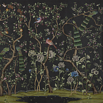 Обои ручная роспись St Laurent Casino metallic silk варинант исполнения - 2 | Loft Concept в Тюмени