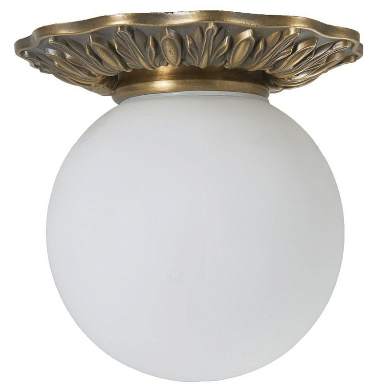 Потолочный светильник Globus Lamp Bronze Бронза Молочный Потолочный светильник Globus Lamp Bronze Бронза Молочный в Тюмени | Loft Concept