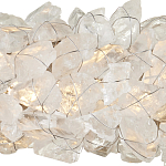 Люстра светодиодная фактурная в форме кольца Amber Crystal варинант исполнения - 1 | Loft Concept в Тюмени