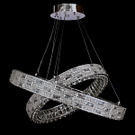 Люстра на 2 кольца с текстурной огранкой Reflection of Reality варинант исполнения - 1 | Loft Concept в Тюмени