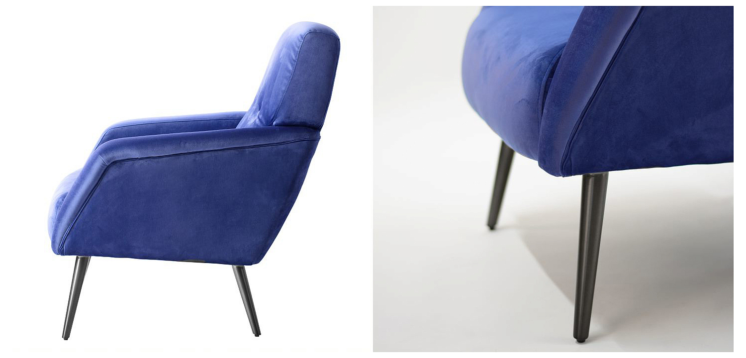 Кресло Diaspro Chair blue Кресло Diaspro Chair blue - Loft-Concept в Тюмени
