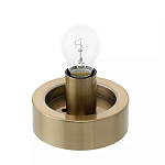 Настольный светильник с плафоном из затемненного стекла с рельефным узором Glass lampshade with Relief Pattern варинант исполнения - 2 | Loft Concept в Тюмени