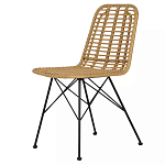 Стул с ротанговым плетением Wicker Stool без подлокотников варинант исполнения - 4 | Loft Concept в Тюмени