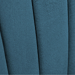 Барный стул со спинкой на 4-х деревянных ножках Синий Велюр Ava Charm варинант исполнения - 4 | Loft Concept в Тюмени