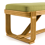 Скамья из ротанга с подушкой Mattia Rattan Bench варинант исполнения - 3 | Loft Concept в Тюмени