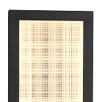 Светодиодное прямоугольное бра из металла черного цвета Lattice Lux варинант исполнения - 6 | Loft Concept в Тюмени