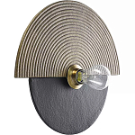 Круглый настенный фактурный светильник Textured Disc варинант исполнения - 1 | Loft Concept в Тюмени