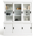 Витрина из массива сосны Cobbett White Wood Showcase варинант исполнения - 2 | Loft Concept в Тюмени