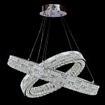 Люстра на 2 кольца с текстурной огранкой Reflection of Reality варинант исполнения - 2 | Loft Concept в Тюмени