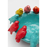 Декоративное дизайнерское блюдо разноцветные попугаи  варинант исполнения - 2 | Loft Concept в Тюмени