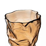 Ваза стеклянная фактурная Crumpled Vase 32 см варинант исполнения - 2 | Loft Concept в Тюмени
