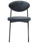 Стул металлический с мягкой спинкой и сиденьем из велюра Alfie Chair варинант исполнения - 5 | Loft Concept в Тюмени