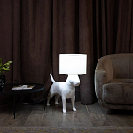 Лампа COLLECTION OF DOGS с абажуром Бультерьер варинант исполнения - 3 | Loft Concept в Тюмени