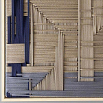 Аксессуар Геометрическая абстракция Figurative Beige Wall Hangings варинант исполнения - 1 | Loft Concept в Тюмени