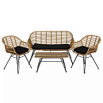 Кушетка плетеная из ротанга Wicker Сouch варинант исполнения - 5 | Loft Concept в Тюмени