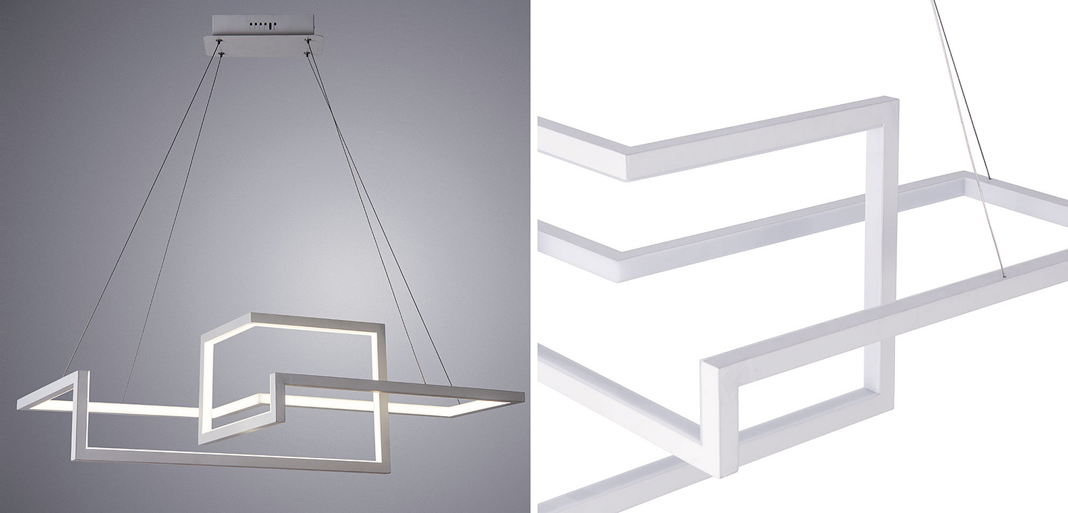 Люстра Esther Geometric White Chandelier II Люстра Esther Geometric White Chandelier II - Loft-Concept в Тюмени