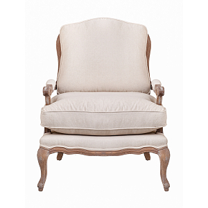Кресло мягкое цвет бежевый Frederick