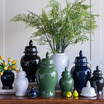 Ваза с крышкой однотонная Высота 48 см Chinoiserie Ceramics варинант исполнения - 6 | Loft Concept в Тюмени