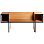 Дизайнерская скамейка  Canton  Beech and Black Bench варинант исполнения - 1 | Loft Concept в Тюмени