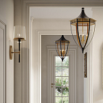 Подвесной светильник в форме фонаря чёрного цвета Black Lantern варинант исполнения - 3 | Loft Concept в Тюмени